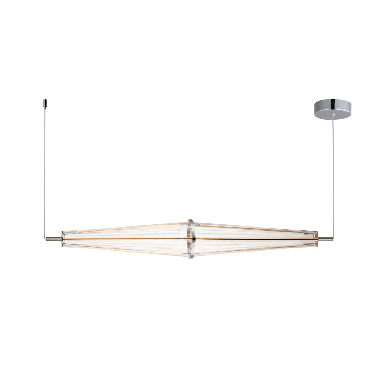 ET2 Contemporary Lighting E24894-133PC 35.5" Quasar LED Linear Pendant Ceiling Light - Finish: Polished Chrome