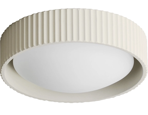 ET2 Contemporary Lighting E25051-CHK Souffle LED 13.75 inch Flush Mount Ceiling Light, Color Temperature 3000K, Lumens 1120, Chaulk White Finish