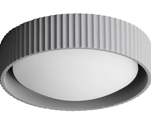 ET2 Contemporary Lighting E25050-GY Souffle LED 10.5 inch Flush Mount Ceiling Light, Color Temperature 3000K, Lumens 680, Gray Finish