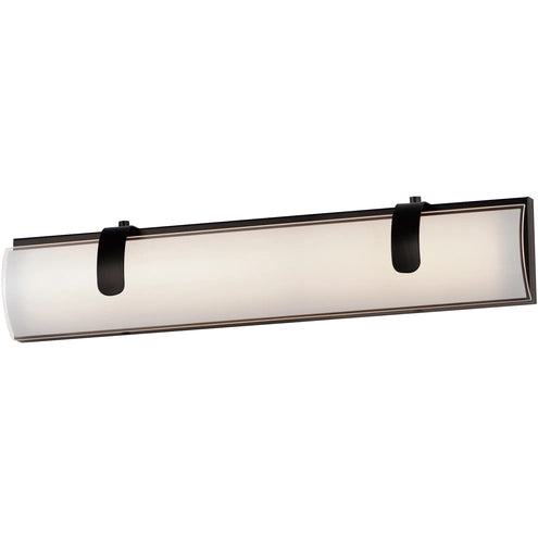 ET2 Contemporary Lighting E25133-92BK Clutch LED 22 inch Black Bath Vanity Wall Light
