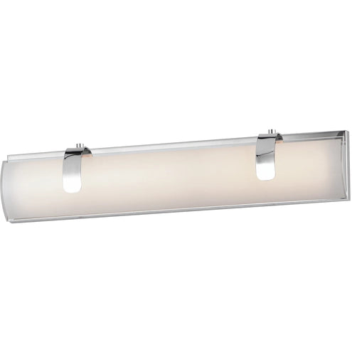 ET2 Contemporary Lighting E25133-92PC Clutch LED 22 inch Polished Chrome Bath Vanity Wall Light
