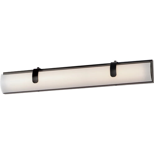 ET2 Contemporary Lighting E25135-92BK Clutch LED 30 inch Black Bath Vanity Wall Light