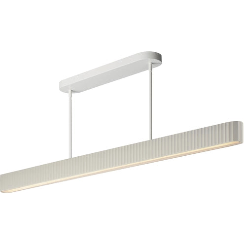 ET2 Contemporary Lighting E25178-CHK Delphi LED 61.25 inch Chaulk White Linear Pendant Ceiling Light