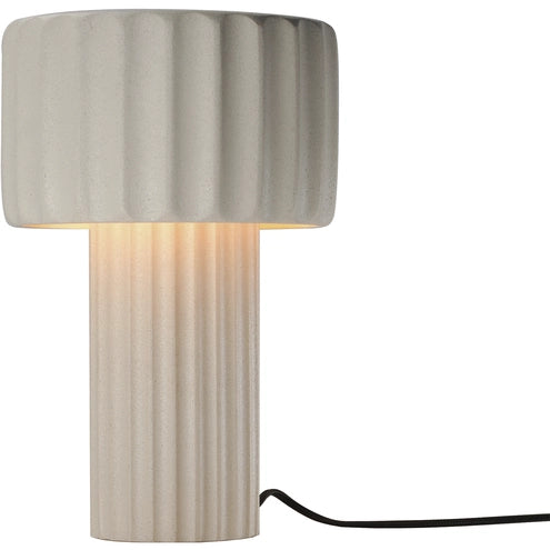 ET2 Contemporary Lighting E25179-SSN Delphi 13.75 inch 10.00 watt Sandstone Table Lamp Portable Light