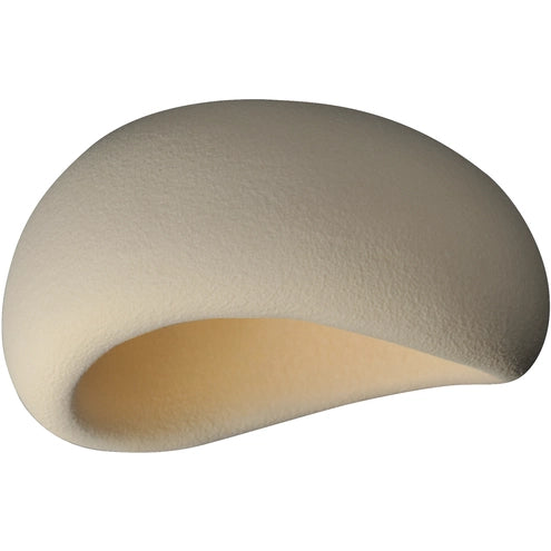 ET2 Contemporary Lighting E25180-OY Moeraki LED 12.5 inch Oyster Flush Mount Ceiling Light