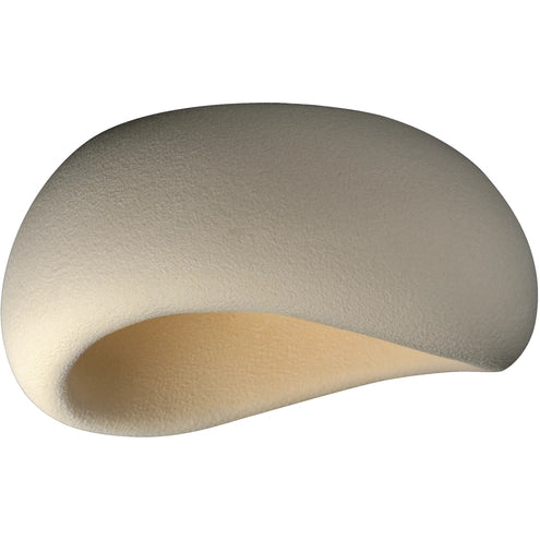 ET2 Contemporary Lighting E25181-OY Moeraki LED 15.75 inch Oyster Flush Mount Ceiling Light