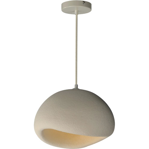 ET2 Contemporary Lighting E25182-OY Moeraki LED 12.5 inch Oyster Single Pendant Ceiling Light