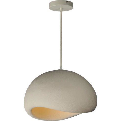 ET2 Contemporary Lighting E25184-OY Moeraki LED 15.75 inch Oyster Single Pendant Ceiling Light