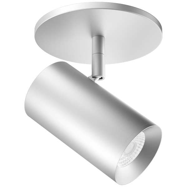 Elco Lighting E25MS-0930-24 2″ Koto Sylo™ Monopoint – 10.5 Watt – 950 lm – 3000K – 38° Beam Angle – 24" Stem - Dimmable – Silver