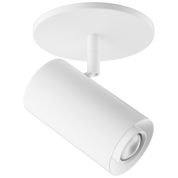 Elco Lighting E25MW-07SD-FC-12 Sylo™ 2" Monopoint Light with Koto™ Focus Module - 10.5W - 120V - 12" Stem - SunsetK 3000K-1800K - White