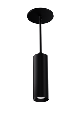 Elco Lighting E25PB-0924 2" Koto Sylo™ Pendant, Color Temperature 2400K, Lumens 950 lm, Dimming Triac/ELV, Beam Angle 38° All Black