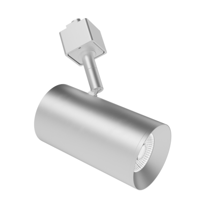 Elco Lighting E25TS-0330 2″ Koto Sylo™ Track Head, Color Temperature 3000K, Lumens 350 lm, Beam Angle 38°, All Silver