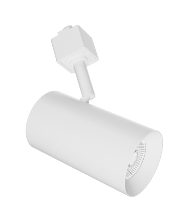 Elco Lighting E25TW-0324 2″ Koto Sylo™ Track Head, Color Temperature 2400K, Lumens 350 lm, Dimming Triac/ELV, Beam Angle 38°, All White