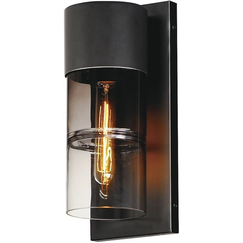 ET2 Contemporary Lighting E26142-142BK Smokestack LED 13.75 inch Black Outdoor Wall Mount