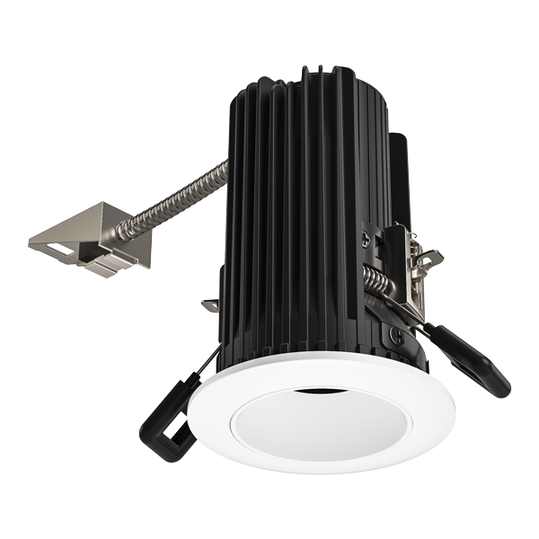 Elco Lighting E2L10WF40W 2" Round Reflector Teak™ LED Light Engine - Beam Angle 60° - 4000K Color Temp. - White