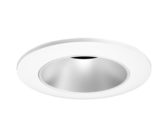 ELCO Lighting E2L10NF40H 2" Round Reflector Teak™ LED Light Engine , 10.5 To 12.5 Watts , 4000K , 850-1100lm , 28 Deg , Haze with White Trim Finish