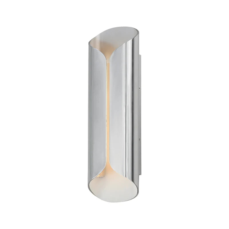 ET2 Contemporary Lighting E30156-SAWT 20" Folio LED Outdoor Wall Mount Light - Finish: Satin Aluminum And White
