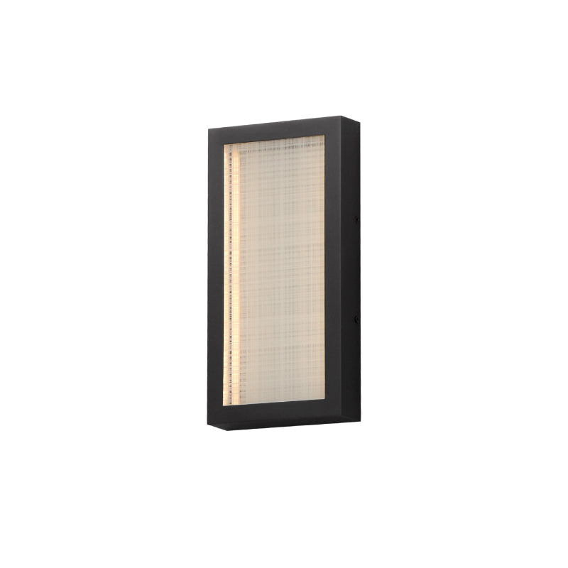 ET2 Contemporary Lighting E30220-99BK Highlander 6" 1-Lights LED Outdoor Flush Mount Light - Color Temperature: 3000K - Finish: Black