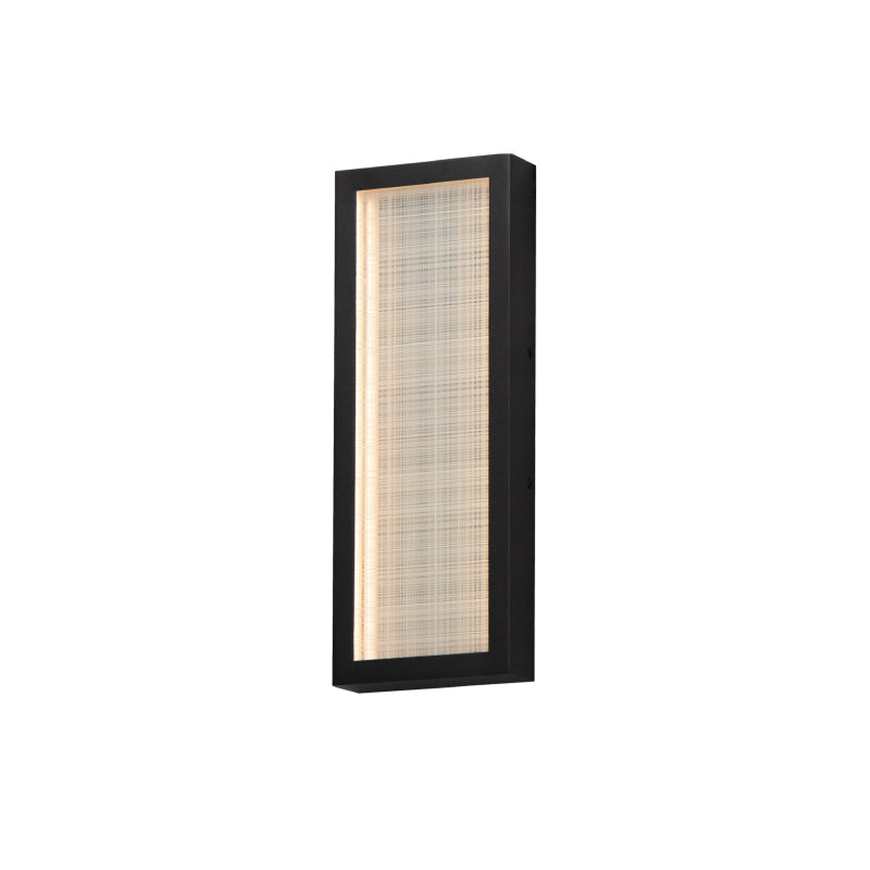 ET2 Contemporary Lighting E30221-99BK Highlander 16" 1-Lights Tall LED Bath Vanity Sconce - Color Temperature: 3000K - Finish: Black