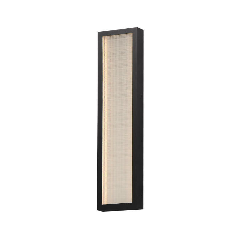 ET2 Contemporary Lighting E30222-99BK Highlander 24" 1-Lights Tall LED Bath Vanity Sconce - Color Temperature: 3000K - Finish: Black
