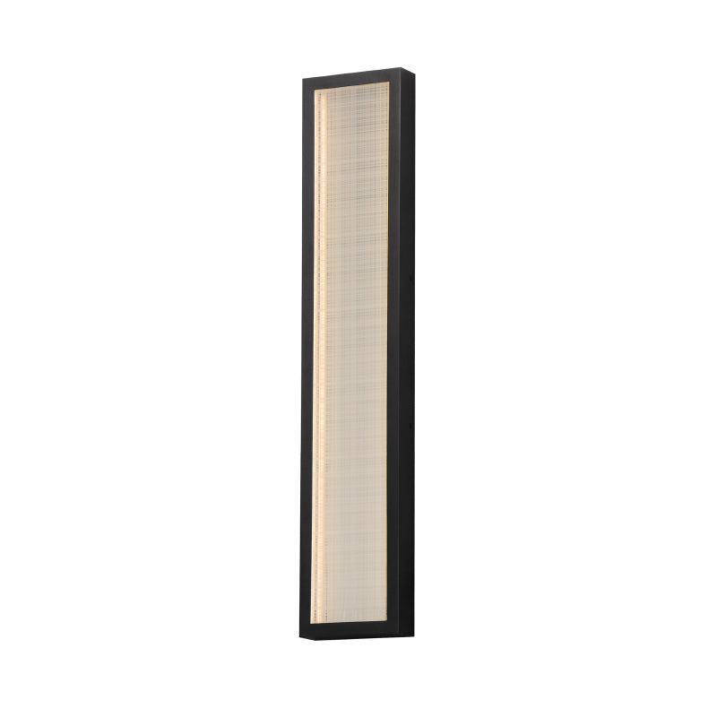 ET2 Contemporary Lighting E30223-99BK Highlander 30" 1-Lights Tall LED Bath Vanity Sconce - Color Temperature: 3000K - Finish: Black