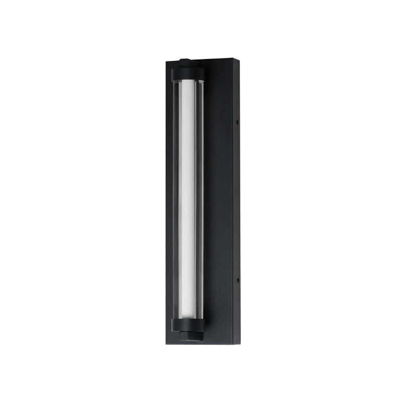 ET2 Contemporary Lighting E30252-10BKGLD Fuse 18" 1-Light LED Outdoor Wall Sconce Light - Color Temperature: 3000K - Finish: Black/Gold