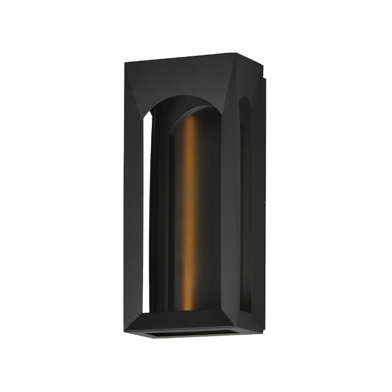ET2 Contemporary Lighting E30275-BK Brasilia 18" 2-Light large LED Outdoor Wall Sconce Light - Color Temperature: 3000K - Finish: Black