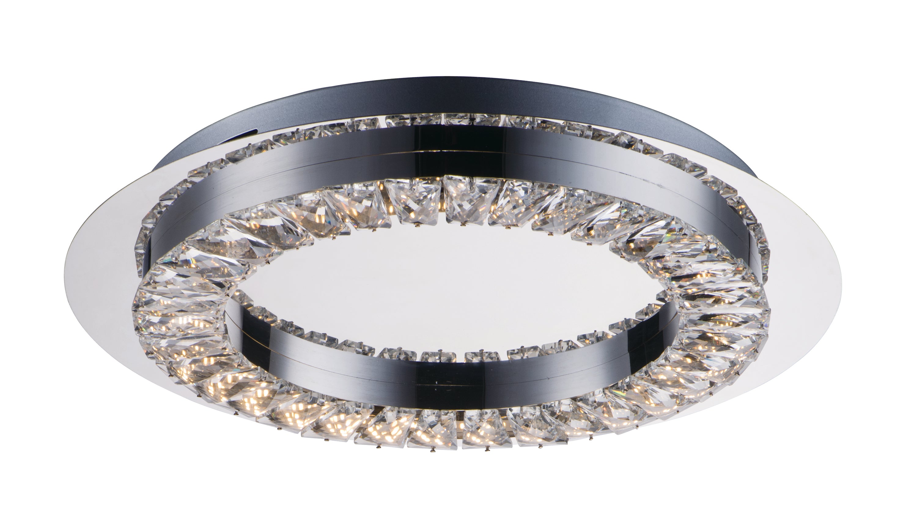 ET2 Contemporary Lighting E30561-20PC 17" Polished Chrome Flush Mount Ceiling Light