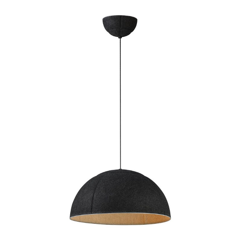 ET2 Contemporary Lighting E34614-DG 16" Wimbledon 1-Light LED Pendant Ceiling Light - Color Temperature: 3000K - Finish: Dark Gray