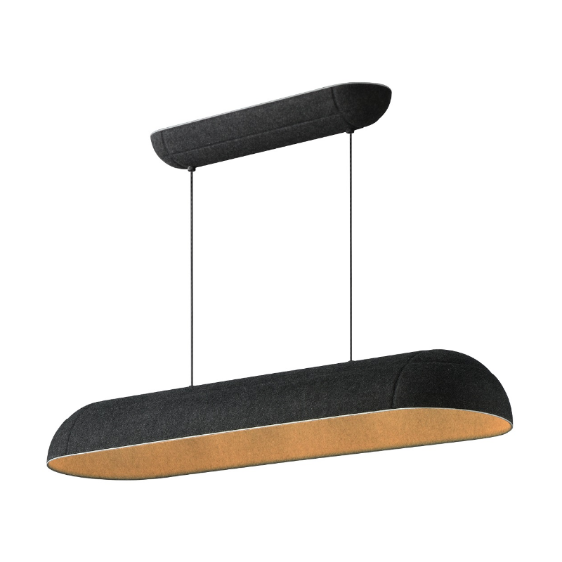 ET2 Contemporary Lighting E34616-DG 40" Wimbledon 1-Light LED Linear Pendant Ceiling Light - Color Temperature: 3000K - Finish: Dark Gray
