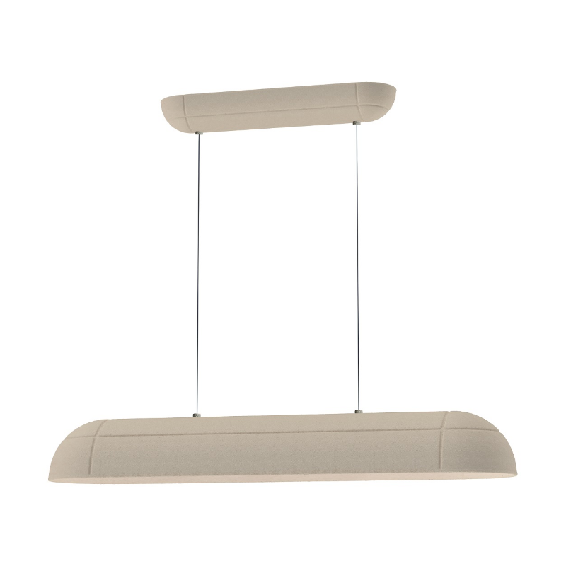 ET2 Contemporary Lighting E34616-LC 40" Wimbledon 1-Light LED Linear Pendant Ceiling Light - Color Temperature: 3000K - Finish: Light Cream