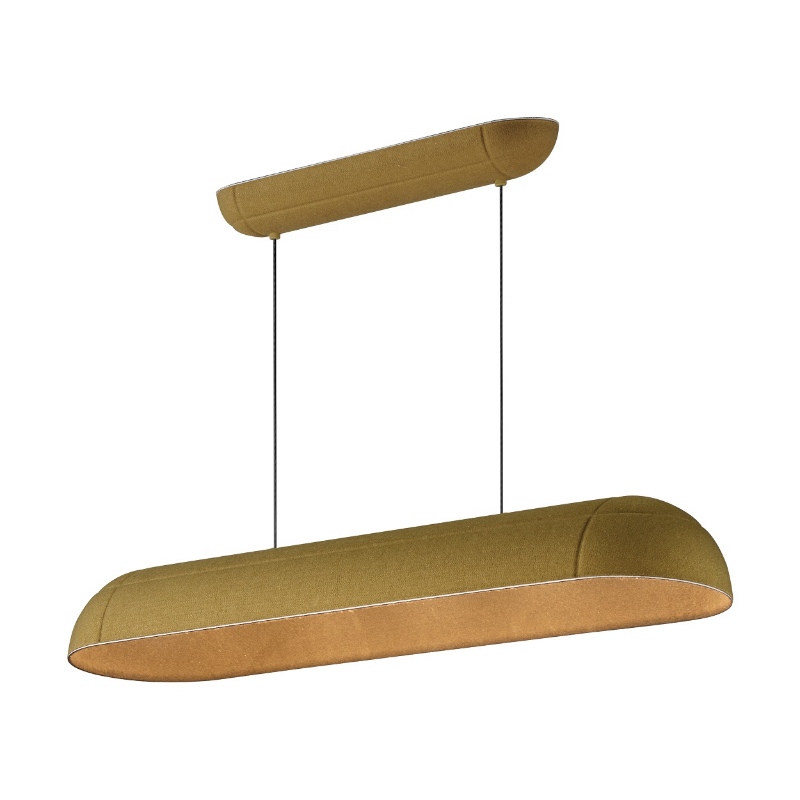 ET2 Contemporary Lighting E34616-OLV 40" Wimbledon 1-Light LED Linear Pendant Ceiling Light - Color Temperature: 3000K - Finish: Olive
