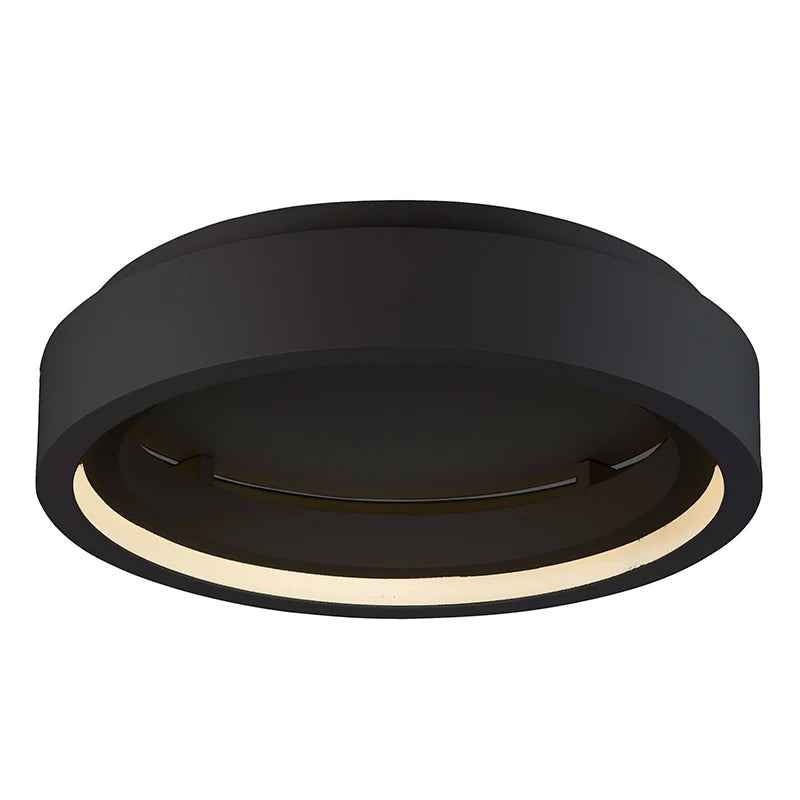 ET2 Contemporary Lighting E35101-BK 24" iCorona WiZ LED Flush Mount Ceiling Light - Finish: Black