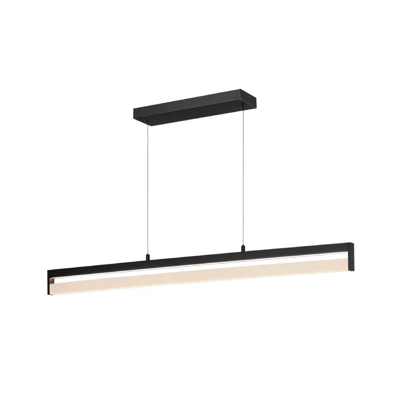 ET2 Contemporary Lighting E36104-BK 48" Crossbar LED Pendent Ceiling Light - Finish: Black