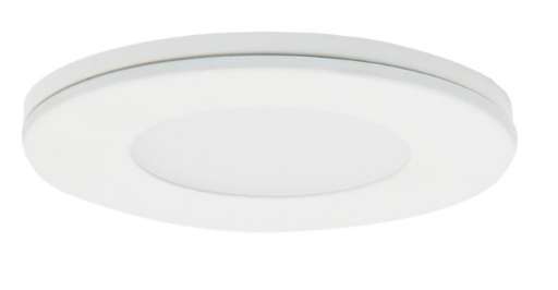 Elco Lighting E366W Sedum™ Mini Super Slim Round Undercabinet 6-Puck Light Kit with Driver Included, Color Temperature 3000K, Lumens 170 lm, All White