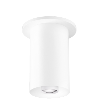 Elco Lighting E36FW-0740-FC 3" Sylo™ Surface Mount with Koto™ Focus Module, Color Temperature 4000K, Lumens 860 lm, Adjustable Beam Angle 18° - 50°, All White