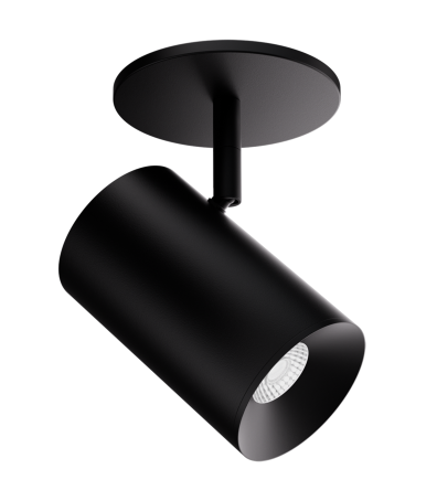 Elco Lighting E36MB-1124 3″ Koto Sylo™ Monopoint, Color Temperature 2400K, Lumens 1060 lm, Dimming Triac/ELV, Beam Angle 38°, All Black