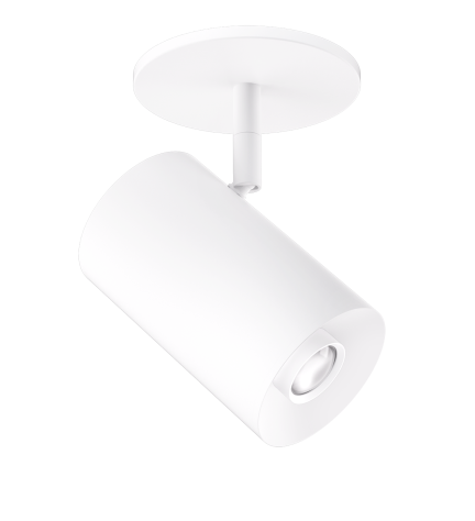 Elco Lighting E36MW-0730-FC 3″ Sylo™ Monopoint with Koto™ Focus Module, Color Temperature 3000K, Lumens 800 lm, Adjustable Beam Angle 18° - 50°, All White