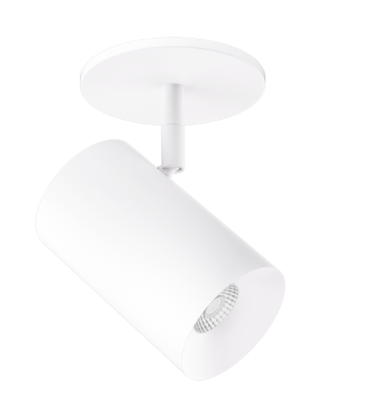 Elco Lighting E36MW-0812A27-12 3" Low Voltage Koto Sylo™ Monopoint. Wattage 9W, Color Temperature 2700K, Lumens 800 lm, Voltage 12V AC, Beam Angle 25° 38° 60° Length 12" Stem, All White