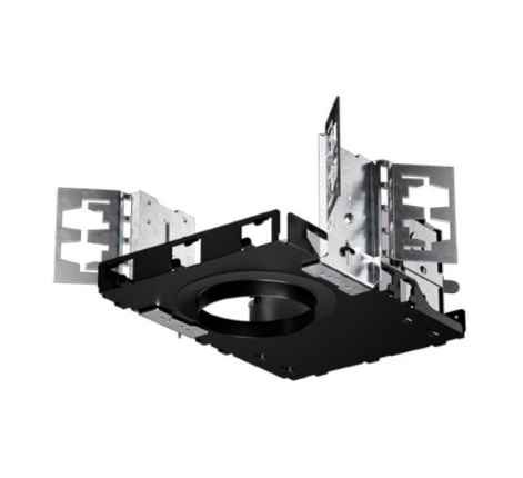 Elco Lighting E3CKTAF10DX-EM 3 Inch New Construction Architectural Frame Housing with 90 Minute Emergency Battery Backup, 1000 Lumens, 8W