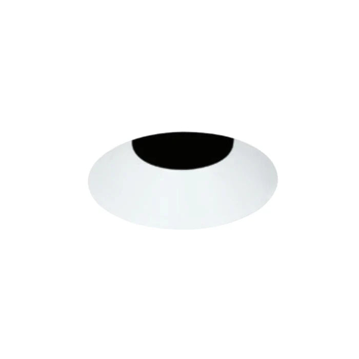 Visual Comfort Architectural E2RLB-OW Element 2" Round Beveled Trim, No Lens Aperture, Flangeless - White Finish