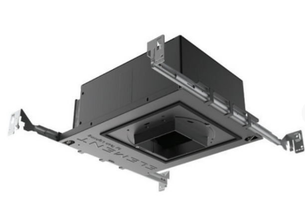 Visual Comfort Architectural E3SLW-LOI Element 3" LED Wall Wash Housing, Product: 3'' Square Wall Wash, Ceiling Appearance: Flangeless, Output: Low Output (12 Watts), Housing Rating: IC Airtight