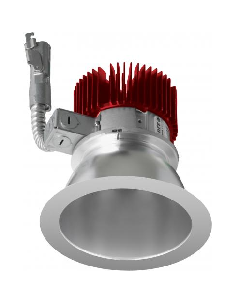 Elco Lighting E410L2030H2-N 4" Reflector LED Light Engine Trims, CCT 3000K, Lumens 2000 lm, Beam Angle 24 Degree, All Haze Finish