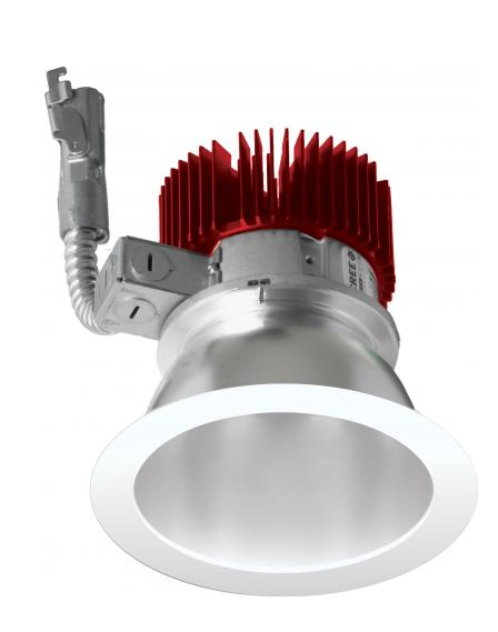 ELCO Lighting E410L20SDW 4" Reflector LED Light Engine Trims 21.6W, 2000lm , SunsetK, All White Finish