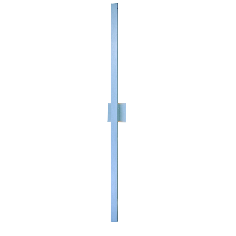 ET2 Contemporary Lighting E41344-SA Alumilux Line 2-Light 51" LED Outdoor Wall Sconce Light - Color Temperature: 3000K - Finish: Satin Aluminum