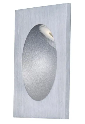 ET2 Contemporary Lighting E41403-SA Alumilux LED Step Light, Square, Color Temperature 3000K, 70 Lumens, Voltage 12V, Satin Aluminum