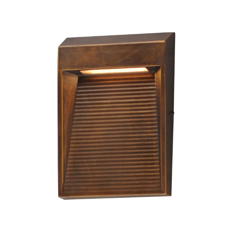 ET2 Contemporary Lighting E41554-ANB 7" Steppes LED Outdoor Wall Sconce Light - Finish: Antique Bronze