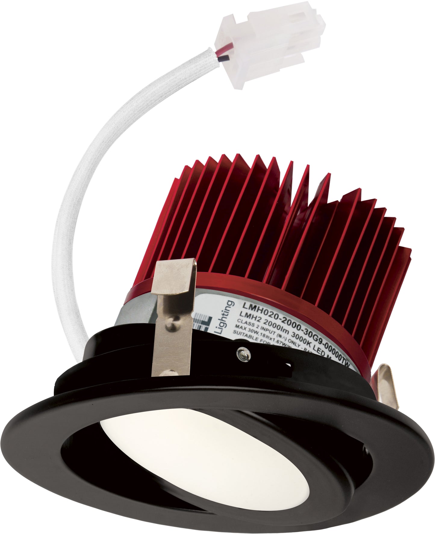 Elco Lighting E418C08SDBB 4" LED Light Engine with Adjustable Trim, 8.76W, 850 Lumens, Sunset CCT, 93+ CRI, 60° Beam Angle, Damp Rated, All Black