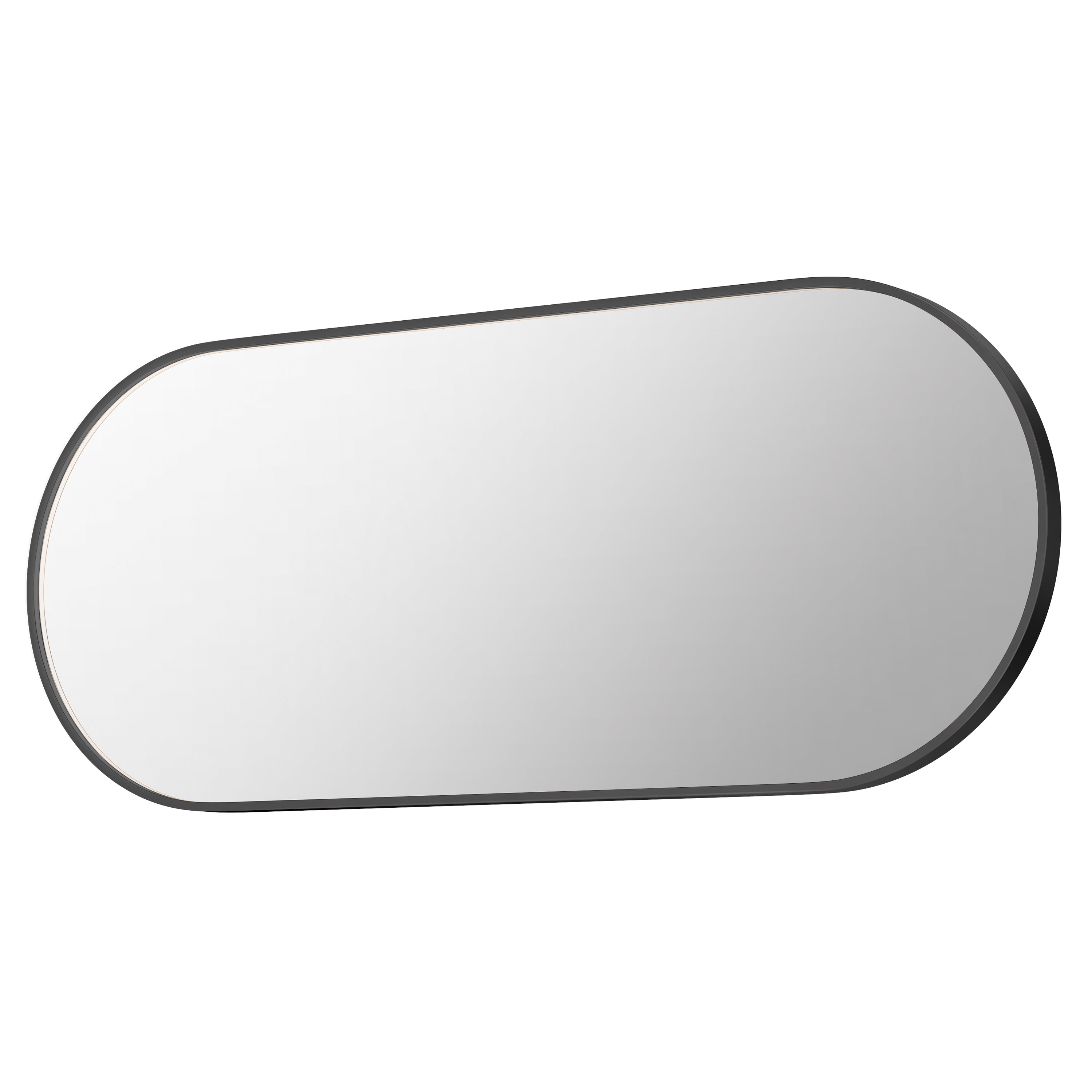 ET2 Contemporary Lighting E42072-BK Elisse Oval 28" x 68" Oval LED Mirror Light - Color Temperature: 3000K - Finish: Black