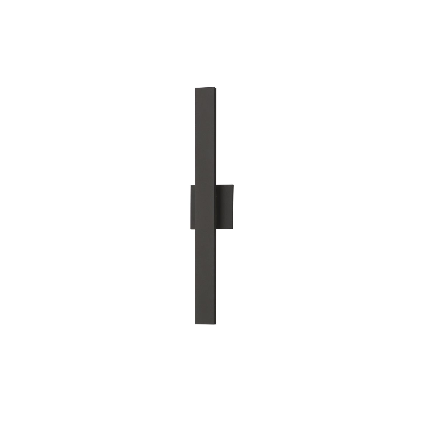 ET2 Contemporary Lighting E42342-ABZ Alumilux 24" 2-Light Line Tall LED Outdoor Wall Sconce Light - Color Temperature: 5CCT Selectable - Finish: Bronze